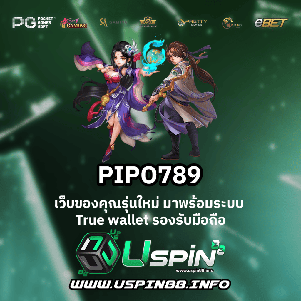 PIPO789 ระบบออโต้ True Wallet ฝากถอนรวดเร็ว